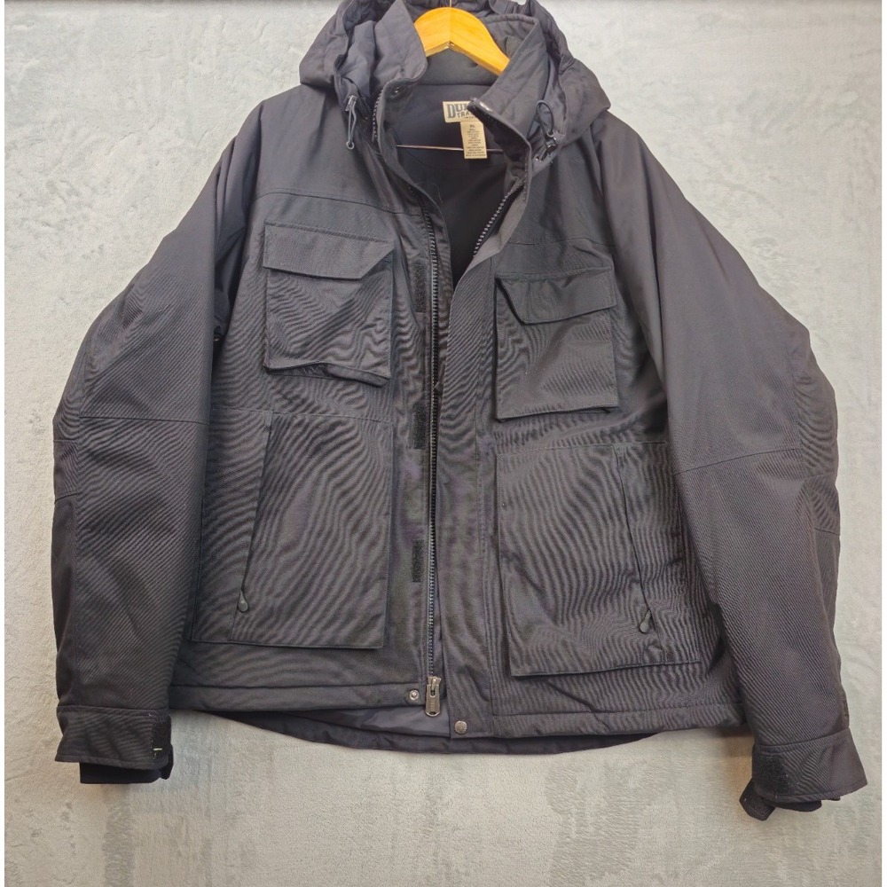 Duluth Trading Co. Men's Black Whaleback Waterproof Insulated Full Zip Jacket XL